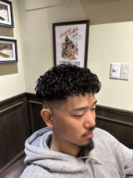 クロップパーマ